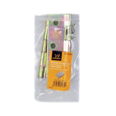 BISAGRA GALV 2.5*4.2CM*1.3MM PAR/BOLSA FWYY1