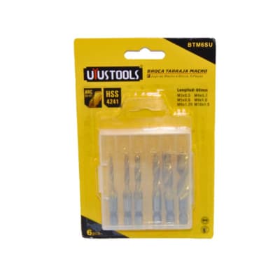 BROCA TARRAJA MACHO 6PCS (M3-M10) UYU BTM6SU1