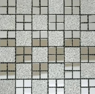 PANEL DECORATIVO MURO 30X30X155 MOSAICO TURQUESA CAC-02-481