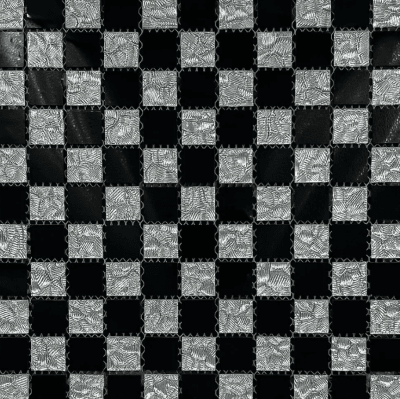 LAMINA 30X30 ALUMINIO NEGRO Y BLANCO CAC70021