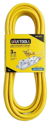 ME - CABLE EXTENCION C/3TOMAS-3M UYU CBE903U1