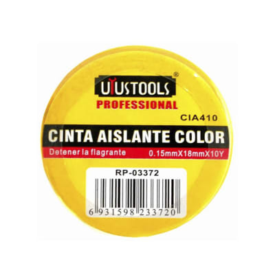 CINTA AISLANTE COLOR 0.15MM X 18MM X 10Y CIA4101
