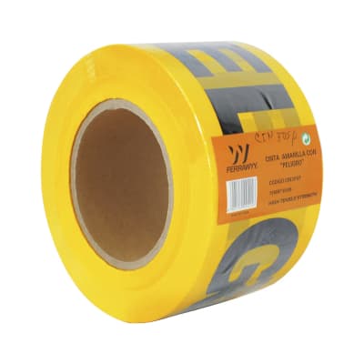 CINTA AMARILLA CON ''PELIGRO'' 75MMx305M FWYY...1