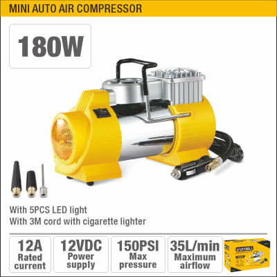 COMPRESOR MINI SINGLE PISTON 180W UYUSTOOLSSTOOLS CMM180U1