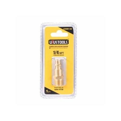 CONECTOR RAPIDO MACHO 1/4'' NPTUYUSTOOLS1