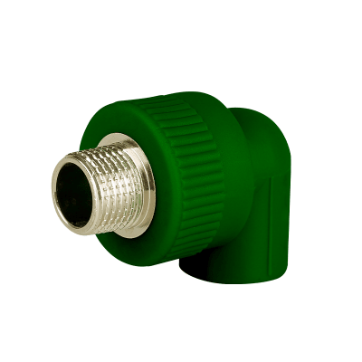 CODO MACHO PARA TUBERIA PP-R 20MMX1/2 DE AGUA FORZZA1