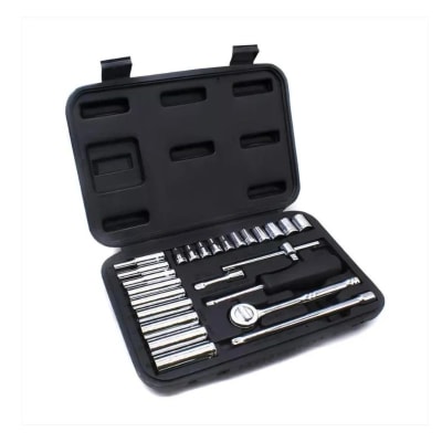 DADO CON CHICHARRA 25 PCS 1/4'' TAIWAN 4MM-13MM1