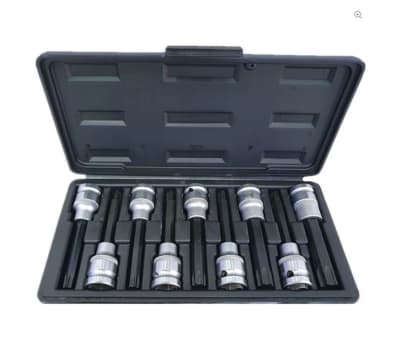 JUEGO BIT TORX 9PCS DR 1/2'' LARGO T20-T70 UYU-TAIWAN2