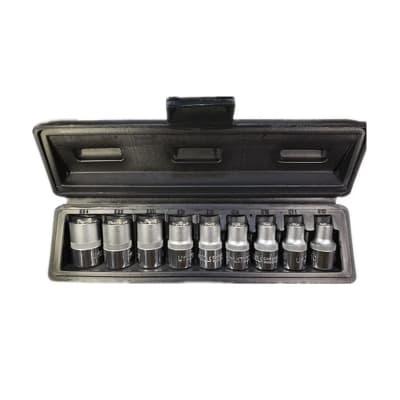 JUEGO DADO TORX 9PCS DR 1/2PUL E10-E24 UYU-AIWAN DAX9031