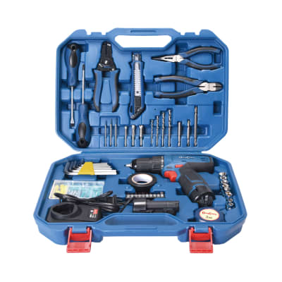 KIT TALADRO IMPACTO INA. 10MM 35N.m 12V/2.0Ahx2 DONGCHENG1