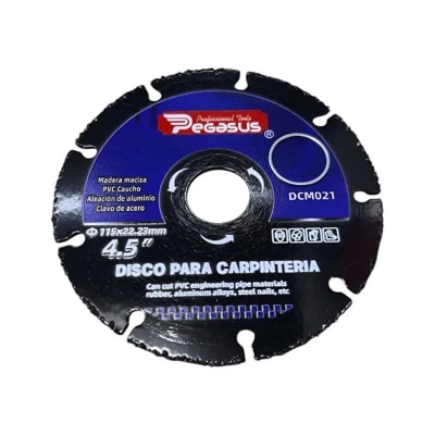DISCO CORTA MADERA CARBIDE 115MM DCM0211