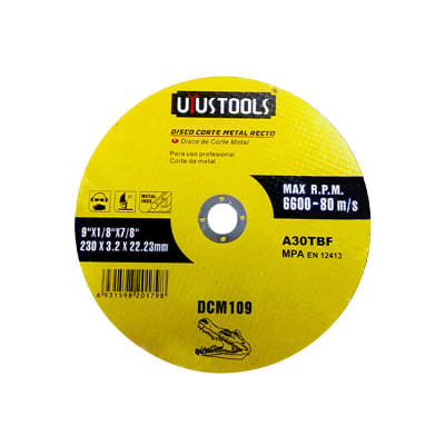 DISCO UYUSTOOLS CORTE METAL RECTO 2301
