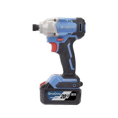 DESTORNILLADOR INALAMBRICO MOTOR BL 6.35MM 180N.m 20V/4.0Ahx2 DONGCHENG1