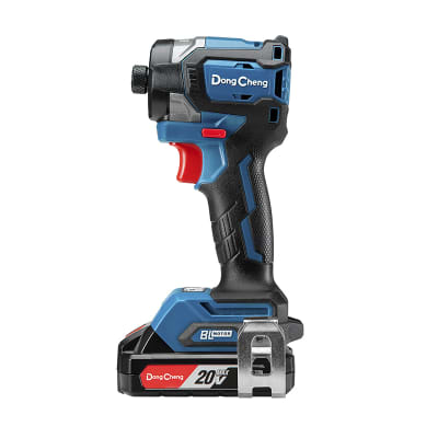 DESTORNILLADOR INALAMBRICO MOTOR BL 6.35MM 208N.m 20V/4.0Ahx2 DONGCHENG1