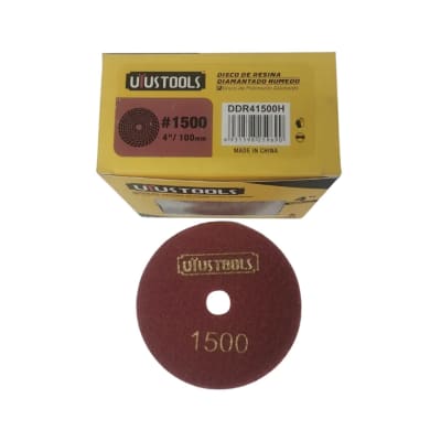 DISCO DE RESINA DIAMANTADO HUMEDO 100MM #1500 UYU DDR41500H1