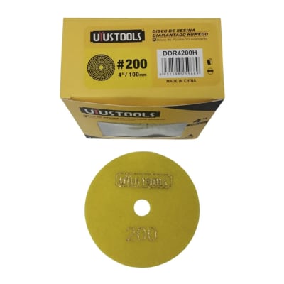 DISCO DE RESINA DIAMANTADO HUMEDO 100MM #200 UYU DDR4200H1
