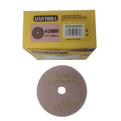 DISCO DE RESINA DIAMANTADO HUMEDO 100MM #3000 UYU DDR43000H1