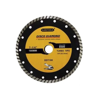 DISCO DIAMANTE ULTRA FINO 180MM DDT1801