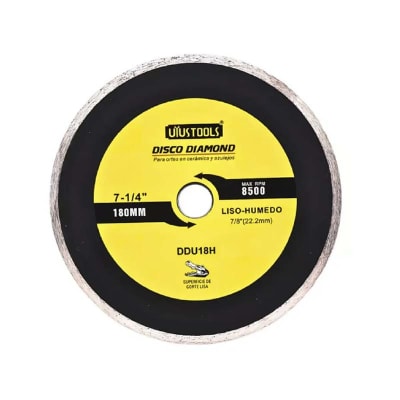 DISCO DIAMOND UYUSTOOLS 180 LISTO-HUMEDO DDU18H1