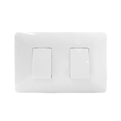 INTERRUPTOR DOBLE BLANCO STANFORD 29121