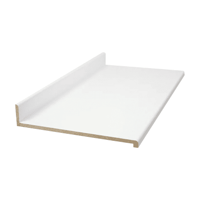 CUBIERTA POSTFORMADA MESON CON RESPALDO 180 BLANCO BRILLANTE 18MM 50X100CM1