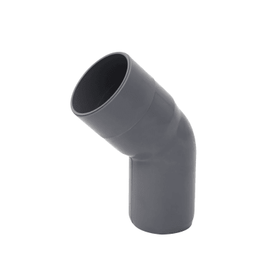 CODO PVC SAN 40X45 GRIS1