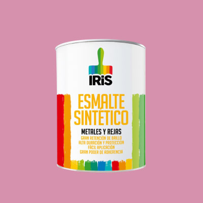 ESMALTE AL AGUA IRIS ROSADO 1/4GL1