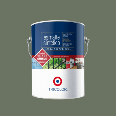 ESMALTE SINTETICO GRIS MAQUINA 1GL TRICOLOR1