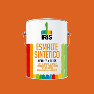 ESMALTE SINTETICO NARANJA 1GL IRIS1