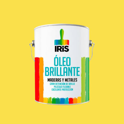 PINTURA OLEO BBRILLANTE AMARILLO MARAVILLA 1GL IRIS1