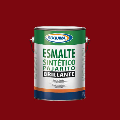 ESMALTE SINTETICO BERMELLON PAJARITO 1LT SOQUINA1