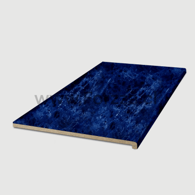 CUBIERTA POST-FORMADA MESÓN SIN RESPALDO DE 180 GRADOS MÁRMOL AZUL 100X50X18MM1