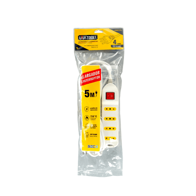 ALARGADOR CON INTERRUPTOR 4 TOMAS 5M UYUSTOOLS1