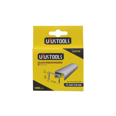 CLAVO MARCA:UYUSTOOLS MODELO:CXG706 INF.ADIC.:ENGRAPADORA 0.7X6MM1