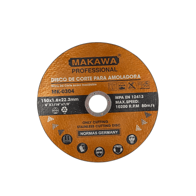 DISCO P/AMOLADORA 150X1.6X22.2MM MAKAWA1