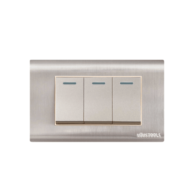 INTERRUPTOR EMPO. TRIPLE 16A ACERO-INOX CURVA UYUSTOOLS1