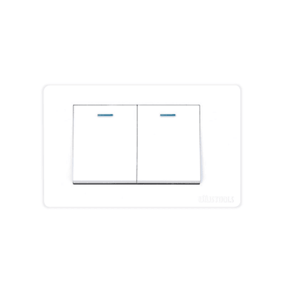 INTERRUPTOR EMPO. DOBLE 16A PC-BLANCA UYUSTOOLS1