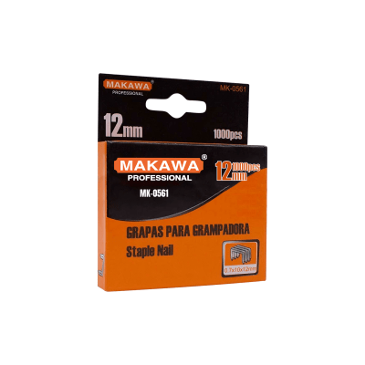 GRAPA 1000 PCS PARA GRAPADORA MANUAL 0.7X10 12MM MAKAWA1