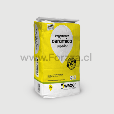 PEGAMENTO CERAMICA SUPERIOR WEBER SACO 25KG2