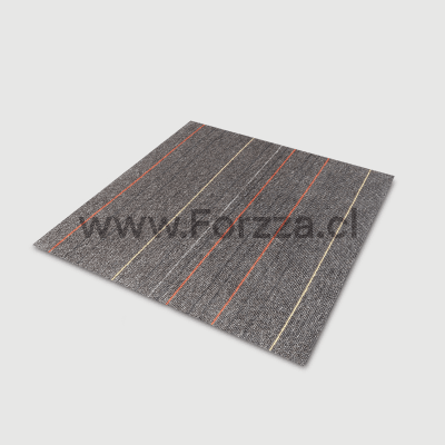 ALFOMBRA CUBREPISO DE PVC 50X50CM X5MM COLOR GRIS 7M2 X CAJA (28UN) ???1