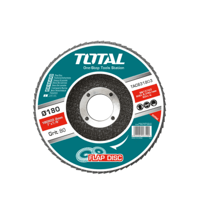 DISCO FLAP 180 MM 22MMX120P80 TOTAL TAC6318031