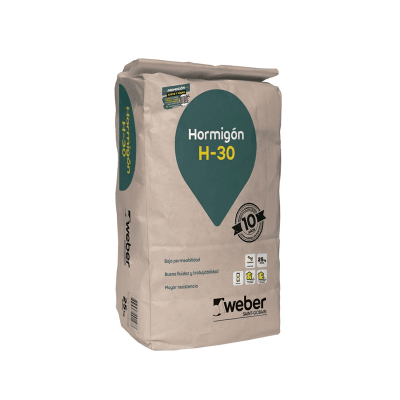 HORMIGÓN H-30 PREDOSIFICADO 25KG WEBER1