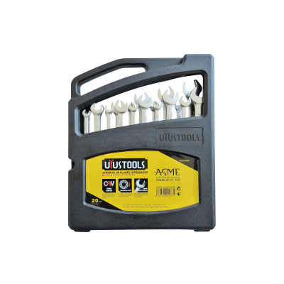 LLAVE UYUSTOOLS COMBINADA 20PCS (8-18MM+1/4-7/8)1