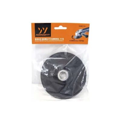 DISCO DE GOMA PARA ESMERIL 115MM DGE1151