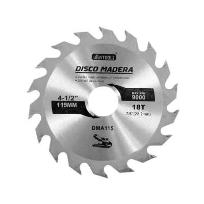 DISCO UYUSTOOLS DMA115 MADERA 115X 18D 200UN/CAJA1
