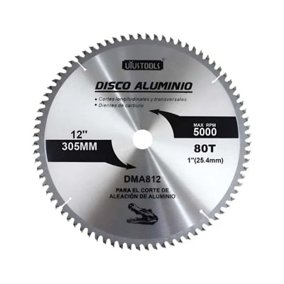 DISCO CORTA ALUMINIO 12 X 80T DMA8121
