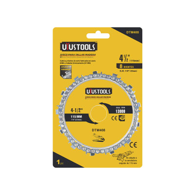 DISCO PARA TALLAR MADERA 116MM/8CUCHILLOS1