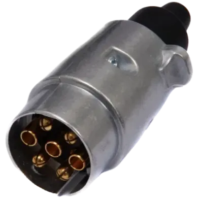 ENCHUFE METAL MACHO P/ VEHICULO 7PIN ENM7YX1