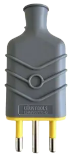 ME - ENCHUFE MACHO VOLANTE TIPO G ENMV02CL-G1