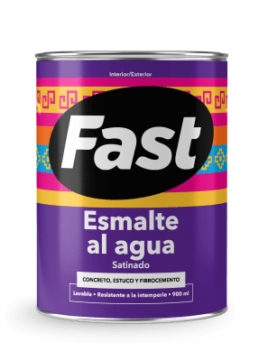 FAST ESMALTE AL AGUA BLANCO 900ML 83930000B11
